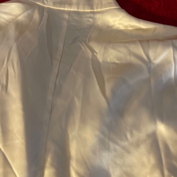 Anne Klein suit 100% Silk ivory creme Top Sz 4P. - Picture 7 of 11